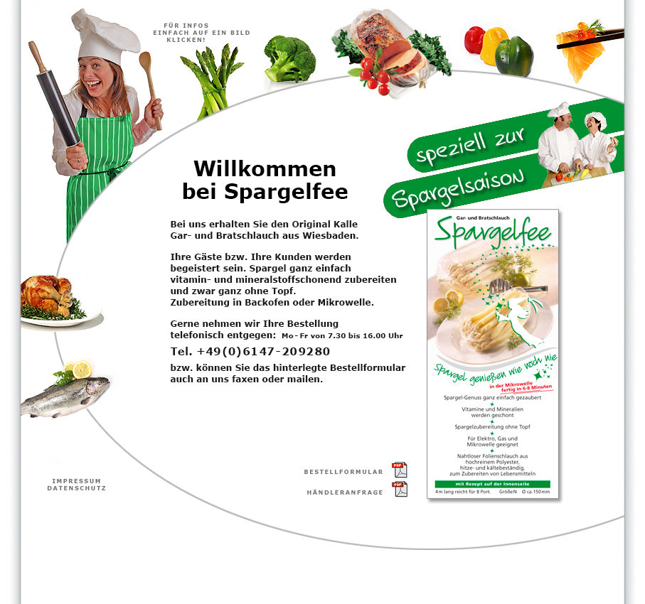 Spargelfee Gar Und Bratschlauch Speziell Fur Spargel